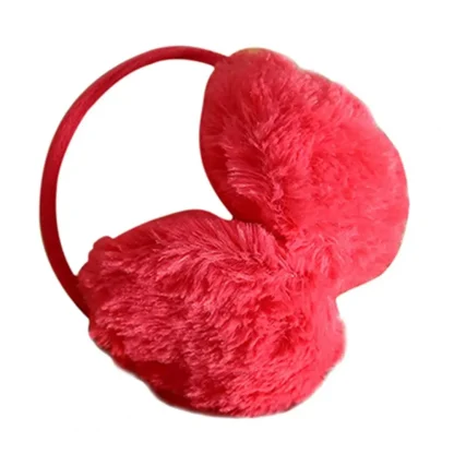 Plush Knit Style Earmuffs - Image 2