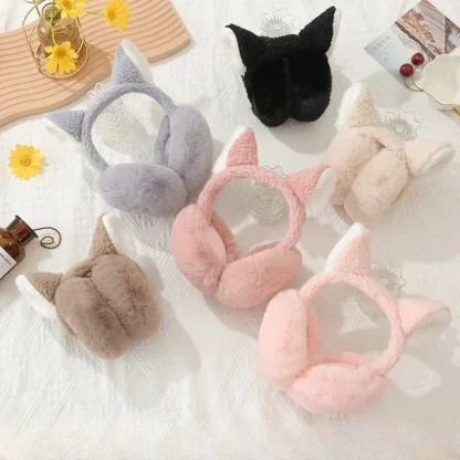 Cute Fluffy Animal Earmuffs - Image 2
