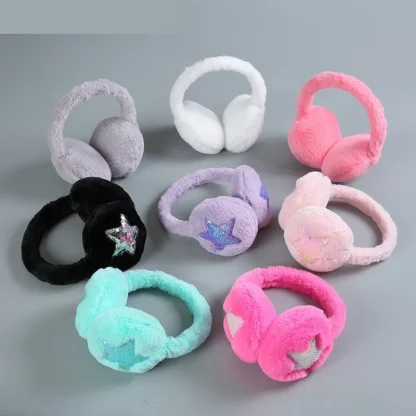 Cute Stars Pattern Earmuffs - Image 2