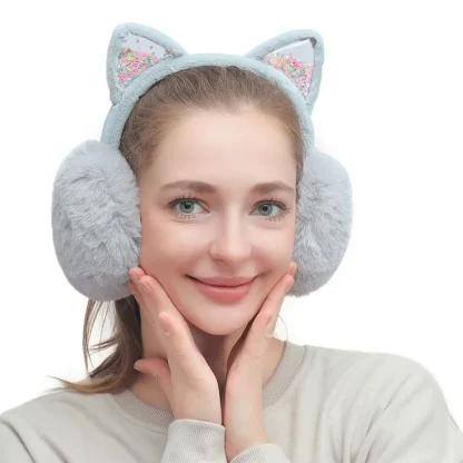 Foldable Furry Earmuffs