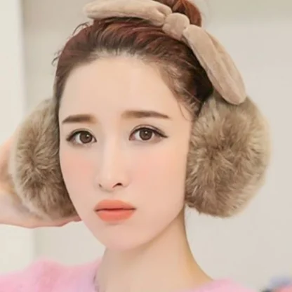 Sweet Bowknot Cozy Earmuffs