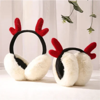 Christmas Antlers Earmuffs - Image 2
