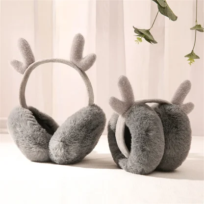 Christmas Antlers Earmuffs - Image 4