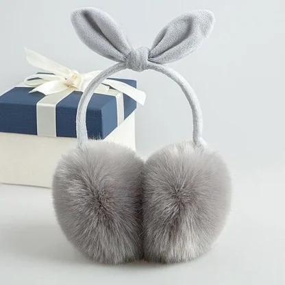 Sweet Bowknot Cozy Earmuffs - Image 3