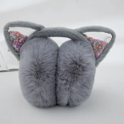 Foldable Furry Earmuffs - Image 3