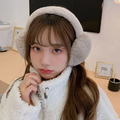 Fluffy Fold Burger Earmuffs - Image 2