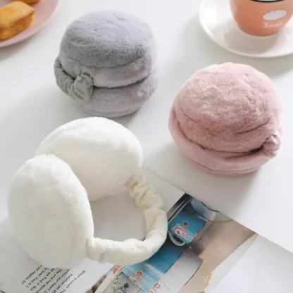 Fluffy Fold Burger Earmuffs - Image 3