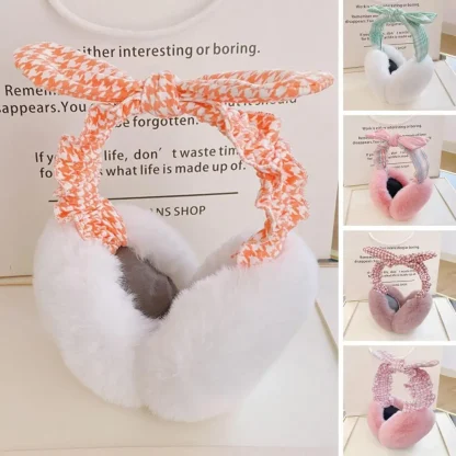 Stylish Ribbon Cozy Earmuffs - Image 5