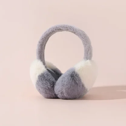 Two-Tone Plush Cozy Earmuffs - Image 3