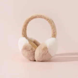 Two-Tone Plush Cozy Earmuffs