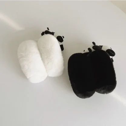 Panda Plush Cozy Earmuffs - Image 3