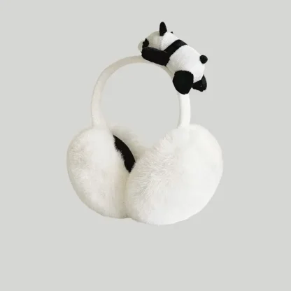 Panda Plush Cozy Earmuffs - Image 4