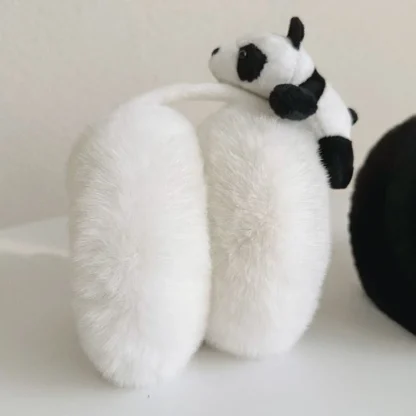 Panda Plush Cozy Earmuffs - Image 5