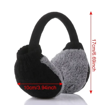Fuzz Knitted Cozy Earmuffs - Image 6